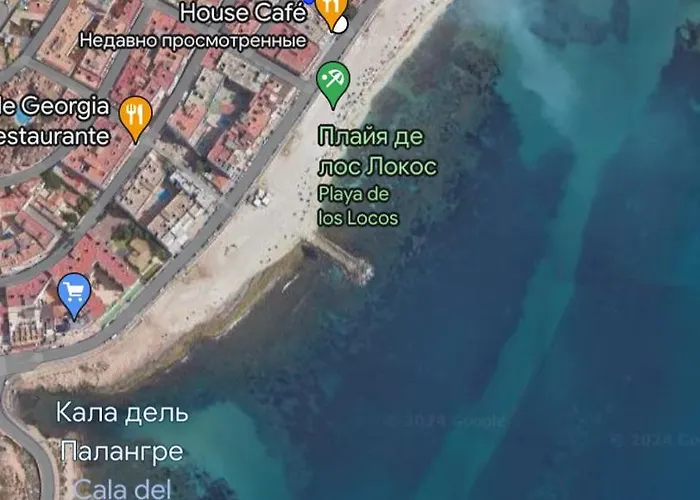 целиком, классная студия, в 3 мин от пляжа 230 м,торревьеха *