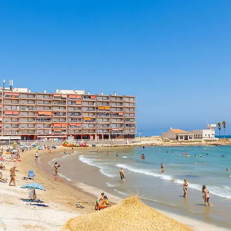 Apartment целиком, классная студия, в 3 мин от пляжа 230 м,торревьеха