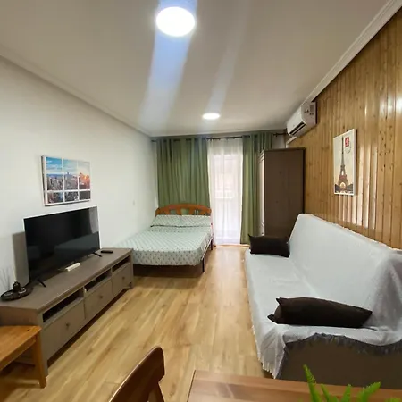 целиком, классная студия, в 3 мин от пляжа 230 м,торревьеха Appartement